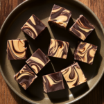 Chocolate Peanut Butter Swirl Fudge